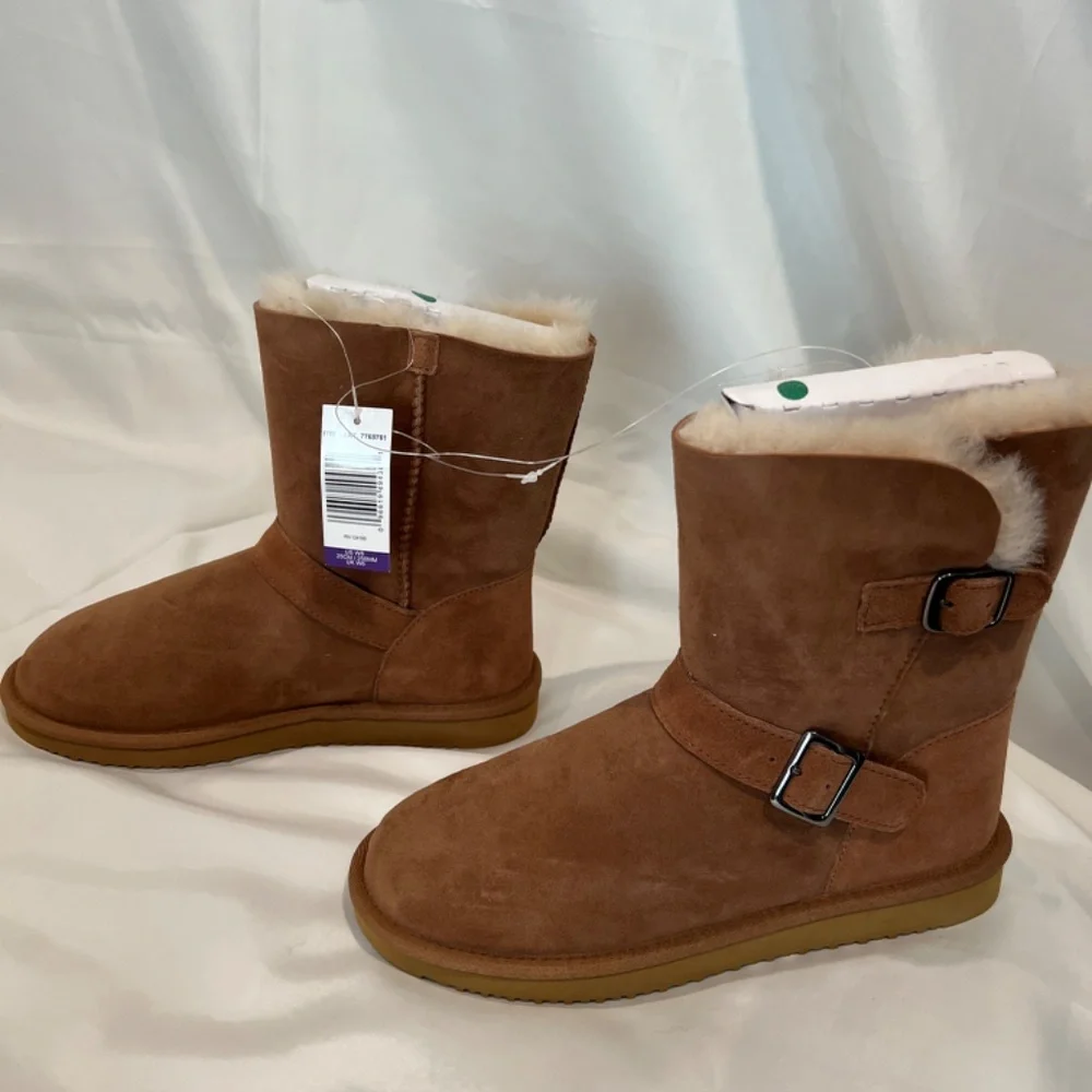 🍂Kirkland Shearling Buckle Boot (Chestnut)🍁 *NEW WITH TAGS* - Picture 1 of 11